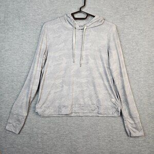 Vuori Women's Halo Essential Light weight Pale Heather Camo Hoodie Sz S